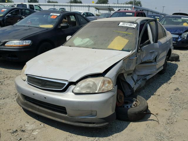 2HGEJ6611XH564351 - 1999 HONDA CIVIC BASE SILVER photo 2