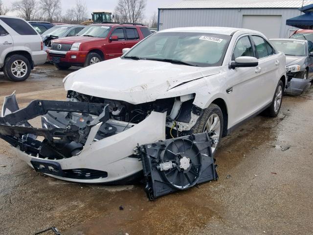 1FAHP2EW2BG124813 - 2011 FORD TAURUS SEL WHITE photo 2