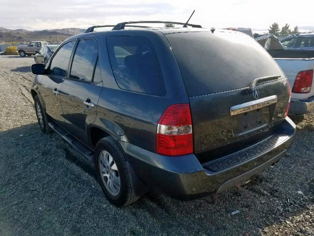 2HNYD18903H520919 - 2003 ACURA MDX TOURIN GRAY photo 3