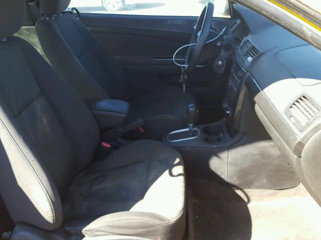 1G2AL18F787141259 - 2008 PONTIAC G5 YELLOW photo 5