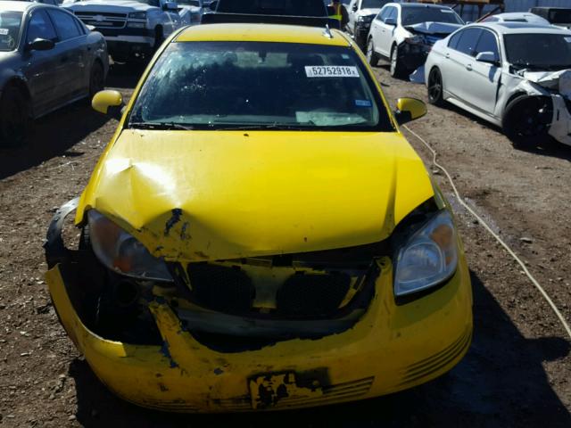 1G2AL18F787141259 - 2008 PONTIAC G5 YELLOW photo 9