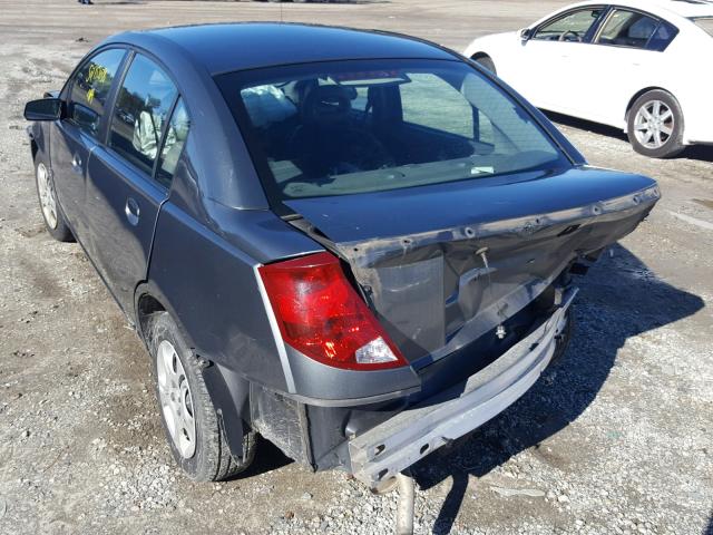1G8AJ52F44Z195497 - 2004 SATURN ION LEVEL GRAY photo 3