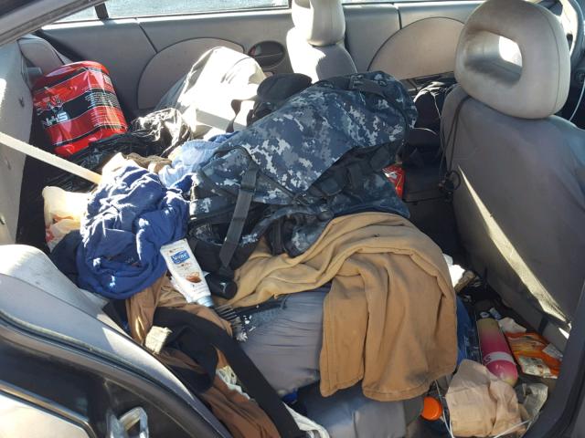 1G8AJ52F44Z195497 - 2004 SATURN ION LEVEL GRAY photo 6