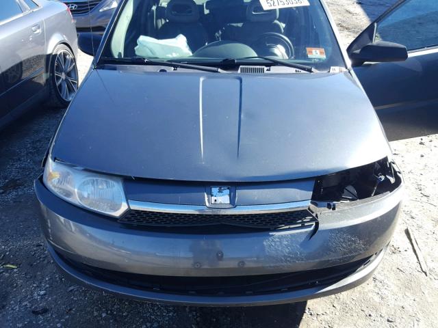 1G8AJ52F44Z195497 - 2004 SATURN ION LEVEL GRAY photo 7
