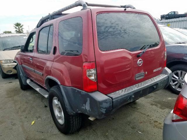 5N1ED28T13C694720 - 2003 NISSAN XTERRA XE RED photo 3