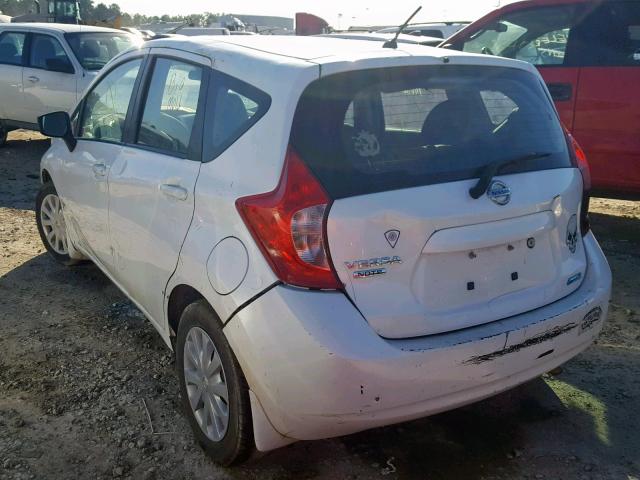 3N1CE2CP3FL352832 - 2015 NISSAN VERSA NOTE WHITE photo 3