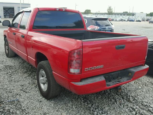 3D7HA18N72G146423 - 2002 DODGE RAM 1500 RED photo 3