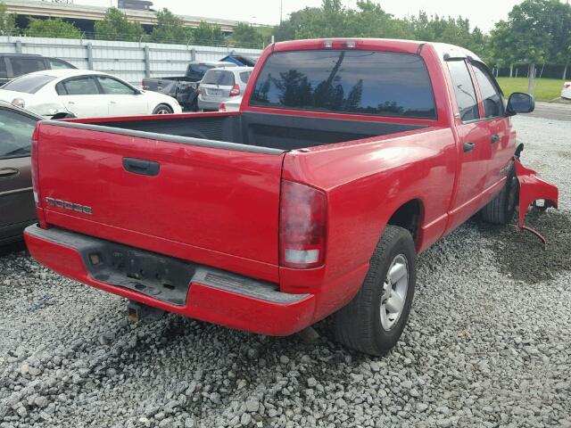 3D7HA18N72G146423 - 2002 DODGE RAM 1500 RED photo 4