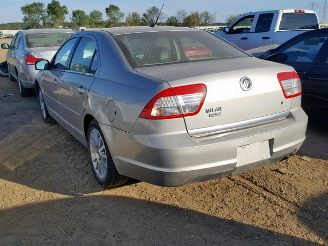 3MEHM08Z37R658723 - 2007 MERCURY MILAN PREM SILVER photo 3