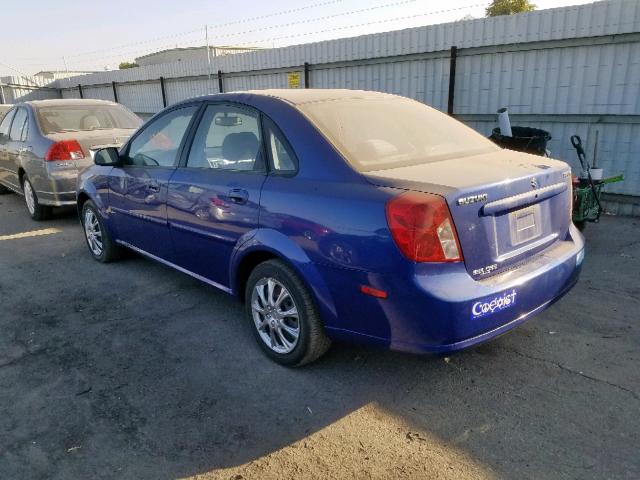 KL5JD56Z25K179056 - 2005 SUZUKI FORENZA S BLUE photo 3