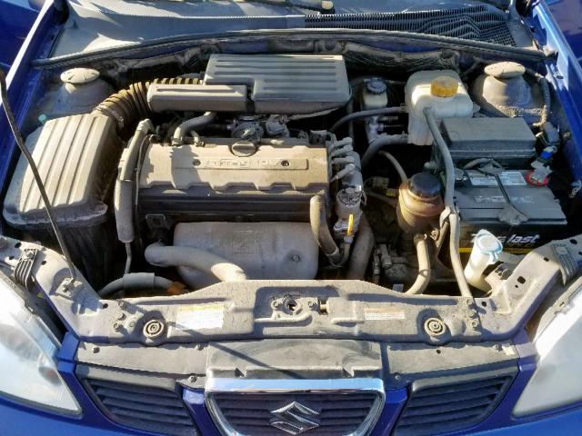 KL5JD56Z25K179056 - 2005 SUZUKI FORENZA S BLUE photo 7