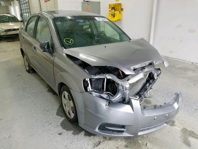 KL1TD5DE6BB141478 - 2011 CHEVROLET AVEO LS GRAY photo 1