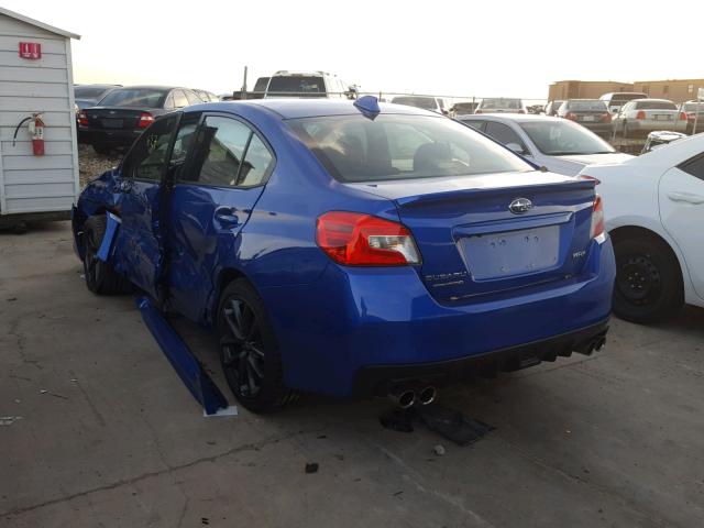 JF1VA1C61K9802926 - 2019 SUBARU WRX PREMIU BLUE photo 3