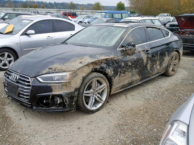 WAUFNCF59JA092864 - 2018 AUDI A5 PRESTIG BLACK photo 2