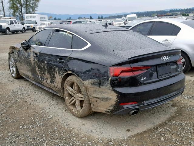 WAUFNCF59JA092864 - 2018 AUDI A5 PRESTIG BLACK photo 3