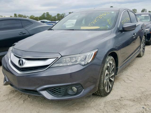 19UDE2F89HA008391 - 2017 ACURA ILX PREMIU GRAY photo 2