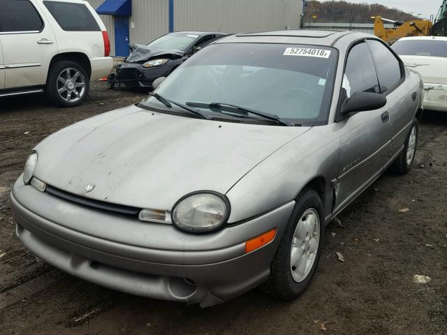 1B3ES47Y8WD672619 - 1998 DODGE NEON HIGHL GRAY photo 2