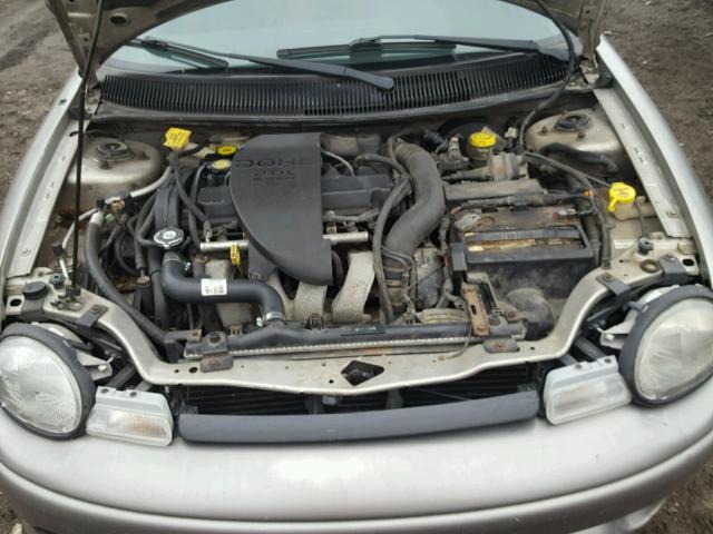 1B3ES47Y8WD672619 - 1998 DODGE NEON HIGHL GRAY photo 7