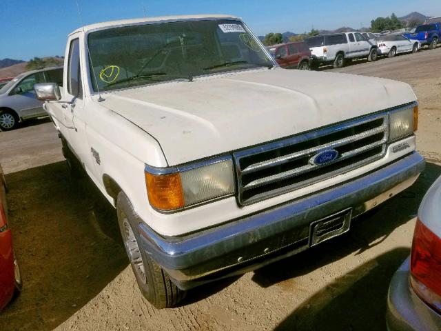 1FTHF2513HPA56967 - 1987 FORD F250 CREAM photo 1