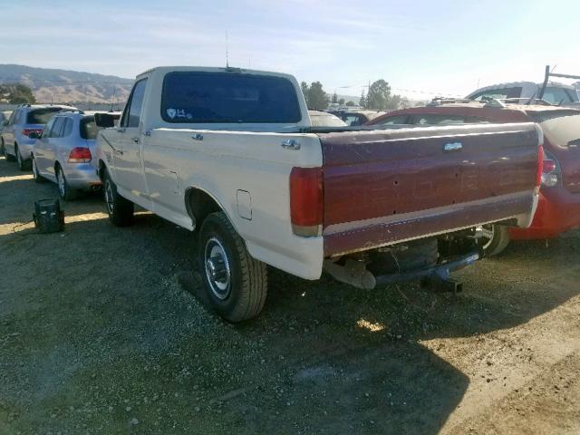 1FTHF2513HPA56967 - 1987 FORD F250 CREAM photo 3