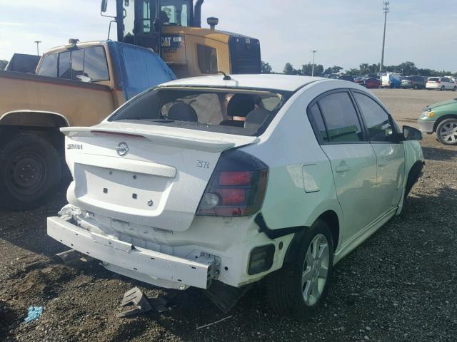 3N1AB6AP9CL756501 - 2012 NISSAN SENTRA 2.0 WHITE photo 4