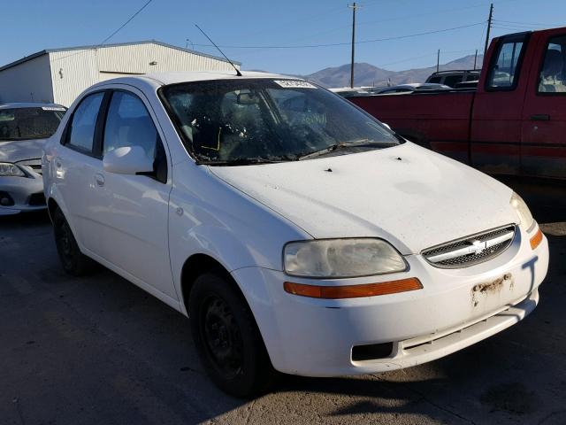 KL1TD56626B542778 - 2006 CHEVROLET AVEO BASE Ağ foto 1