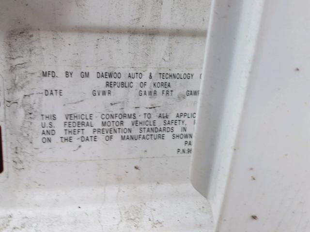 KL1TD56626B542778 - 2006 CHEVROLET AVEO BASE Ağ foto 10