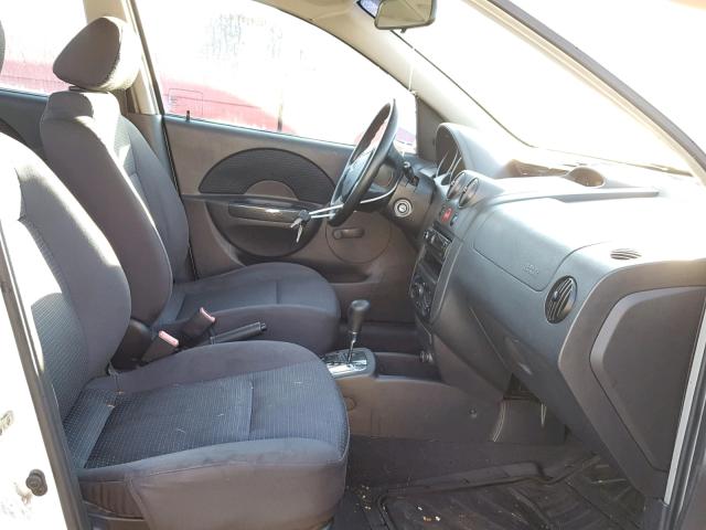 KL1TD56626B542778 - 2006 CHEVROLET AVEO BASE Ağ foto 5