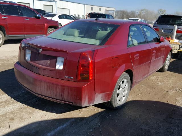 1G6DP567150152202 - 2005 CADILLAC CTS HI FEA MAROON photo 4