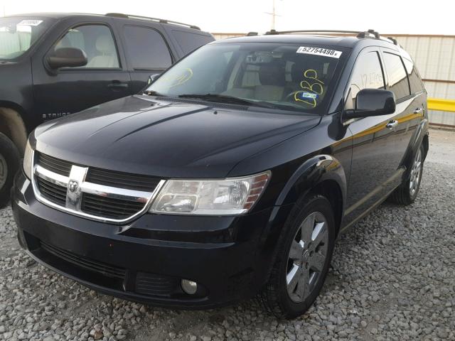 3D4GG67V99T551044 - 2009 DODGE JOURNEY R/ BLACK photo 2