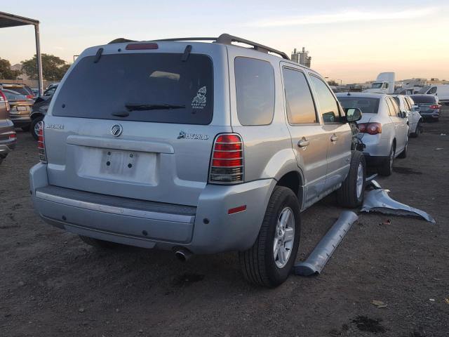 4M2CU98H46KJ03638 - 2006 MERCURY MARINER HE SILVER photo 4