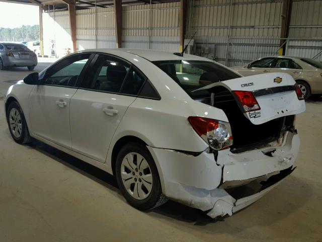 1G1PA5SH2E7249788 - 2014 CHEVROLET CRUZE LS WHITE photo 3