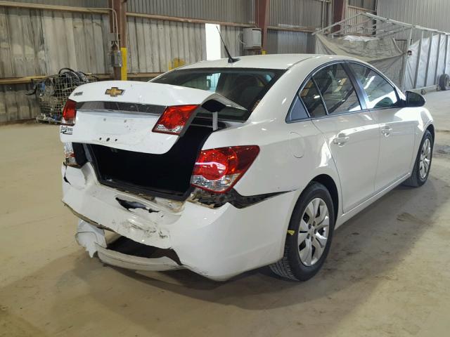 1G1PA5SH2E7249788 - 2014 CHEVROLET CRUZE LS WHITE photo 4