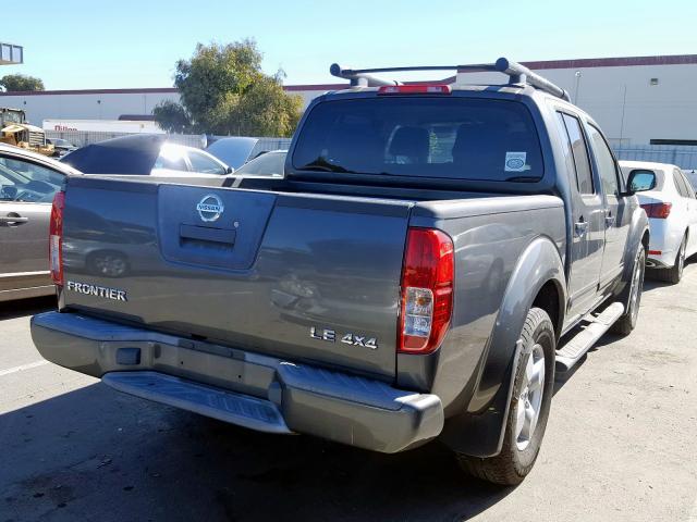 1N6AD07W85C463252 - 2005 NISSAN FRONTIER C GREEN photo 4