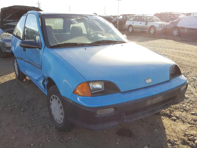 2C1MR2460P6756377 - 1993 GEO METRO BLUE photo 1