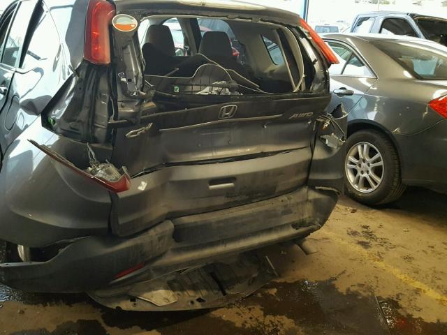 2HKRM4H74EH649086 - 2014 HONDA CR-V EXL GRAY photo 9