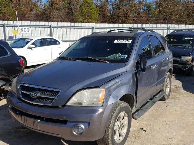 KNDJD733545254724 - 2004 KIA SORENTO EX GRAY photo 2