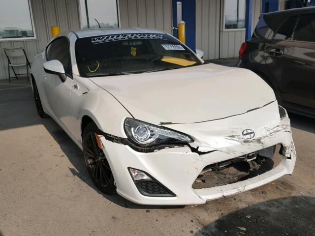 JF1ZNAA14E8706585 - 2014 TOYOTA SCION FR-S WHITE photo 1