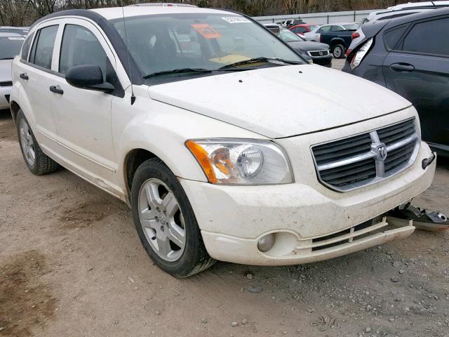 1B3HB48B38D593711 - 2008 DODGE CALIBER SX WHITE photo 1