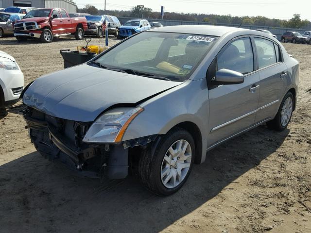 3N1AB6AP8CL750379 - 2012 NISSAN SENTRA 2.0 GRAY photo 2