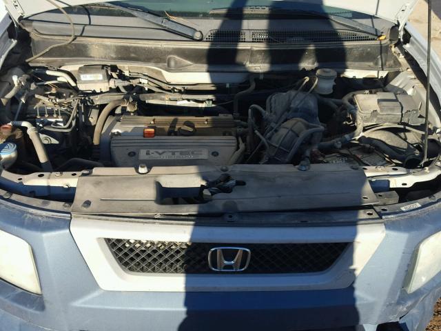 5J6YH28645L007095 - 2005 HONDA ELEMENT EX SILVER photo 7