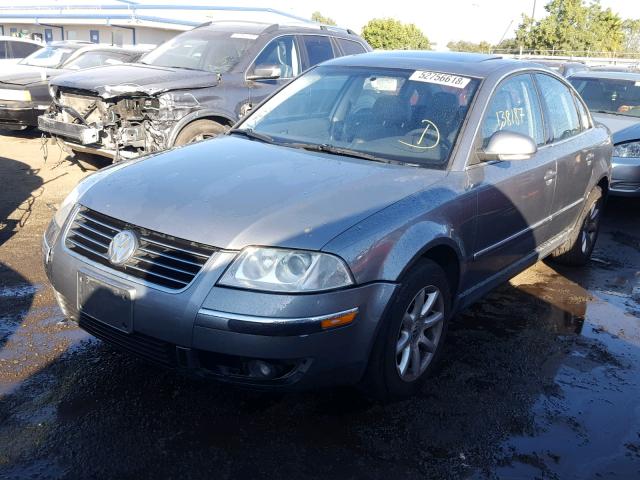 WVWPD63B04P198028 - 2004 VOLKSWAGEN PASSAT GLS GRAY photo 2