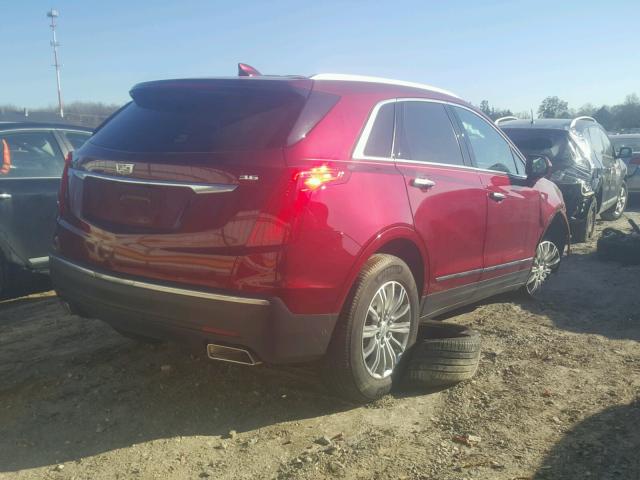 1GYKNBRS9HZ176363 - 2017 CADILLAC XT5 LUXURY RED photo 4