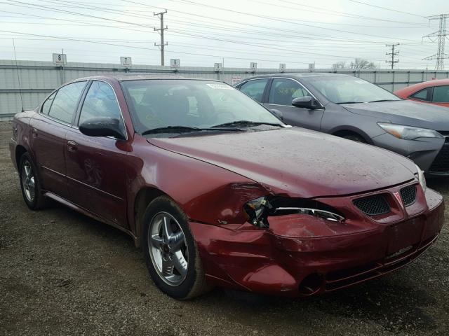 1G2NF52E13C302351 - 2003 PONTIAC GRAND AM S MAROON photo 1