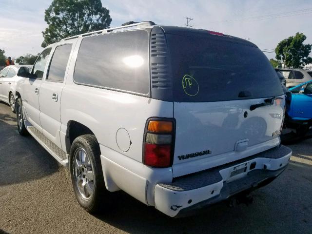 1GKFK66U06J175745 - 2006 GMC YUKON XL D WHITE photo 3