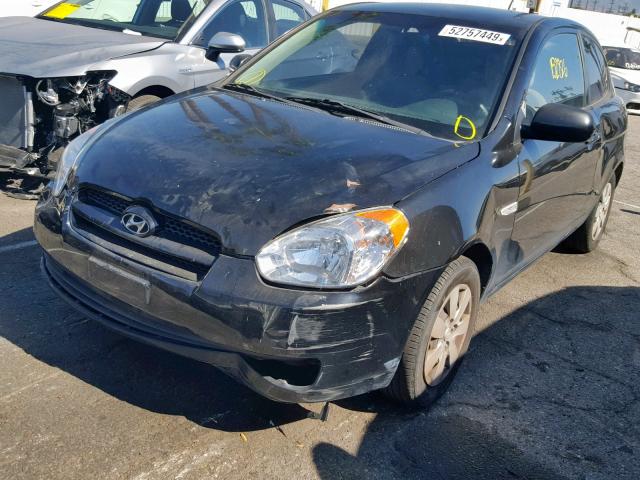 KMHCM3AC8BU197776 - 2011 HYUNDAI ACCENT GL BLACK photo 9