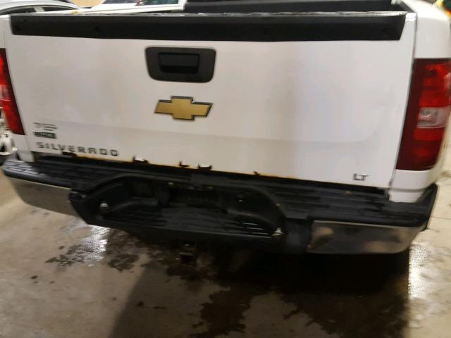 1GCEC19068Z217890 - 2008 CHEVROLET SILVERADO WHITE photo 9