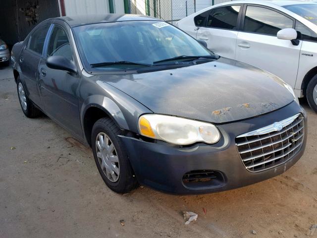 1C3EL46R34N183336 - 2004 CHRYSLER SEBRING LX GRAY photo 1