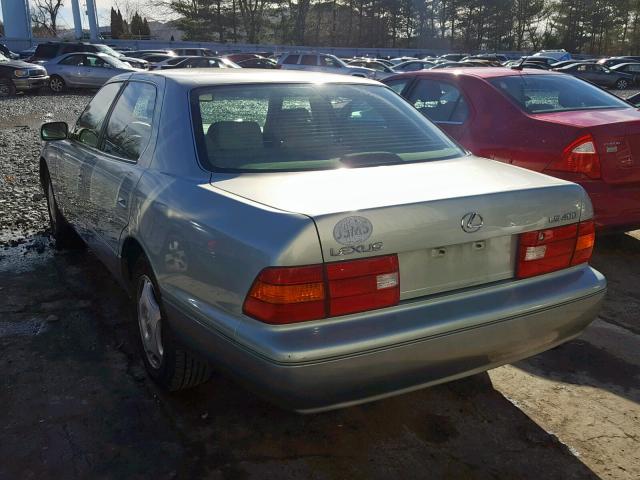 JT8BH28F7W0130631 - 1998 LEXUS LS 400 GREEN photo 3