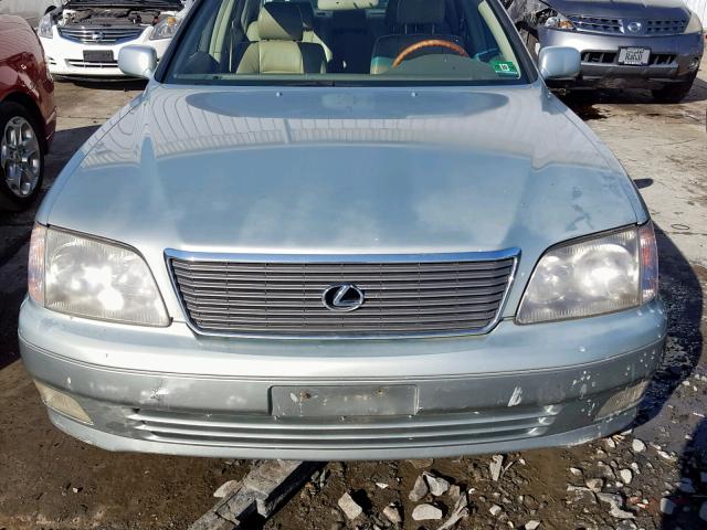 JT8BH28F7W0130631 - 1998 LEXUS LS 400 GREEN photo 9